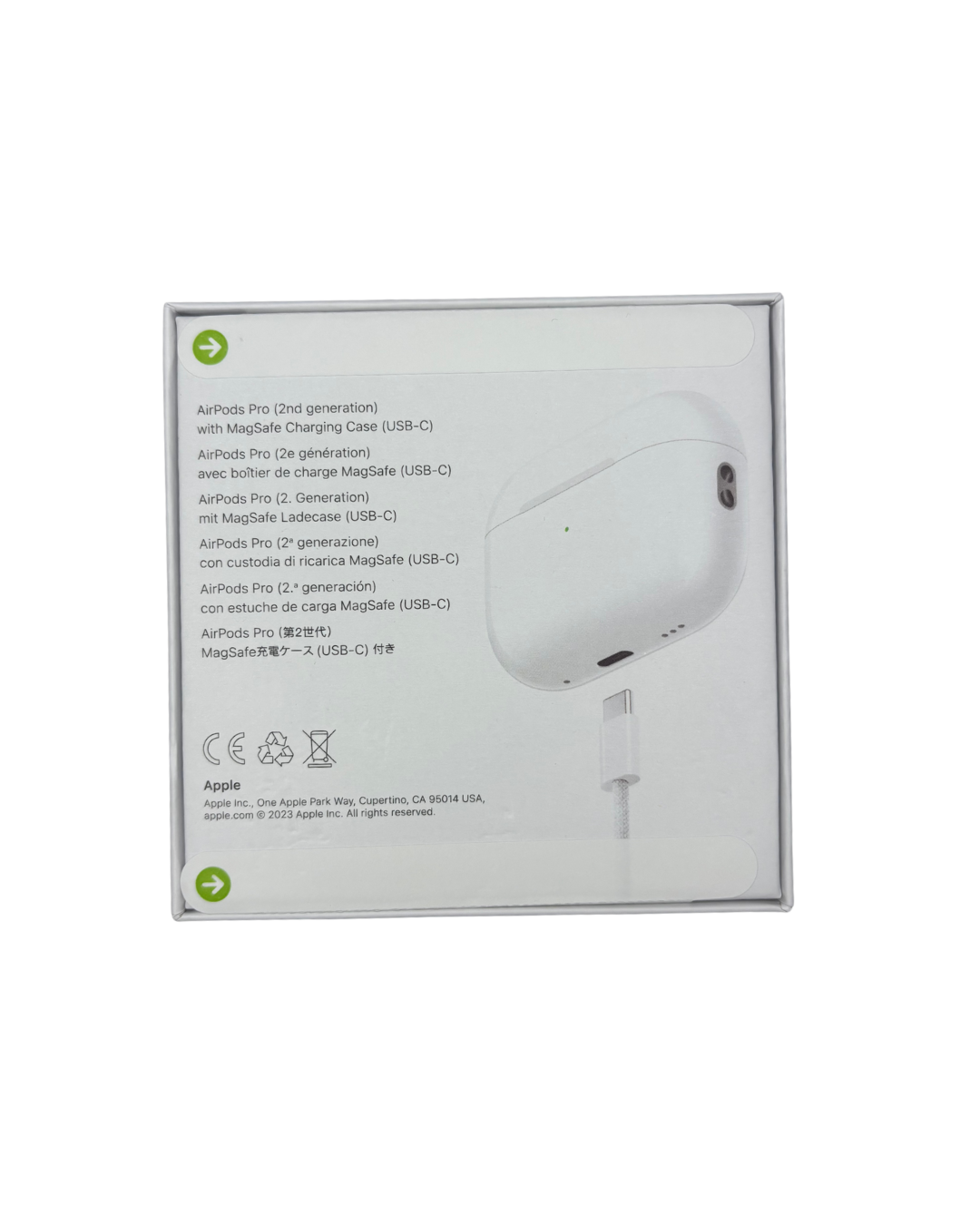 ✨ AirPods Pro 2 Pack – Full Bundle (Cover + 25W Adapter + Cable) | Free Delivery